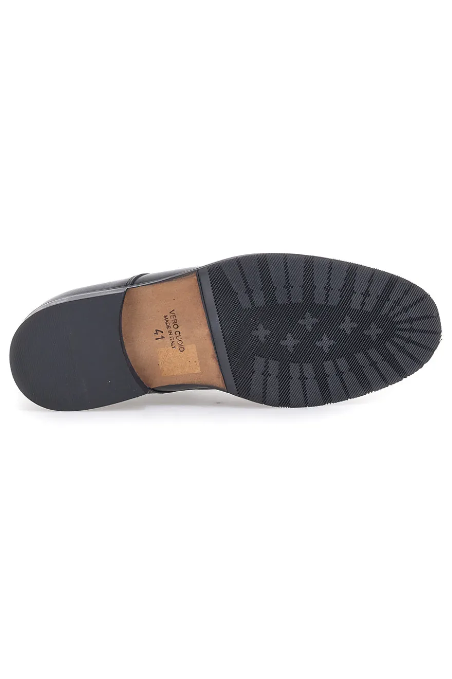 Scarpe Stringate Vera Pelle Nere Pittarello 6051