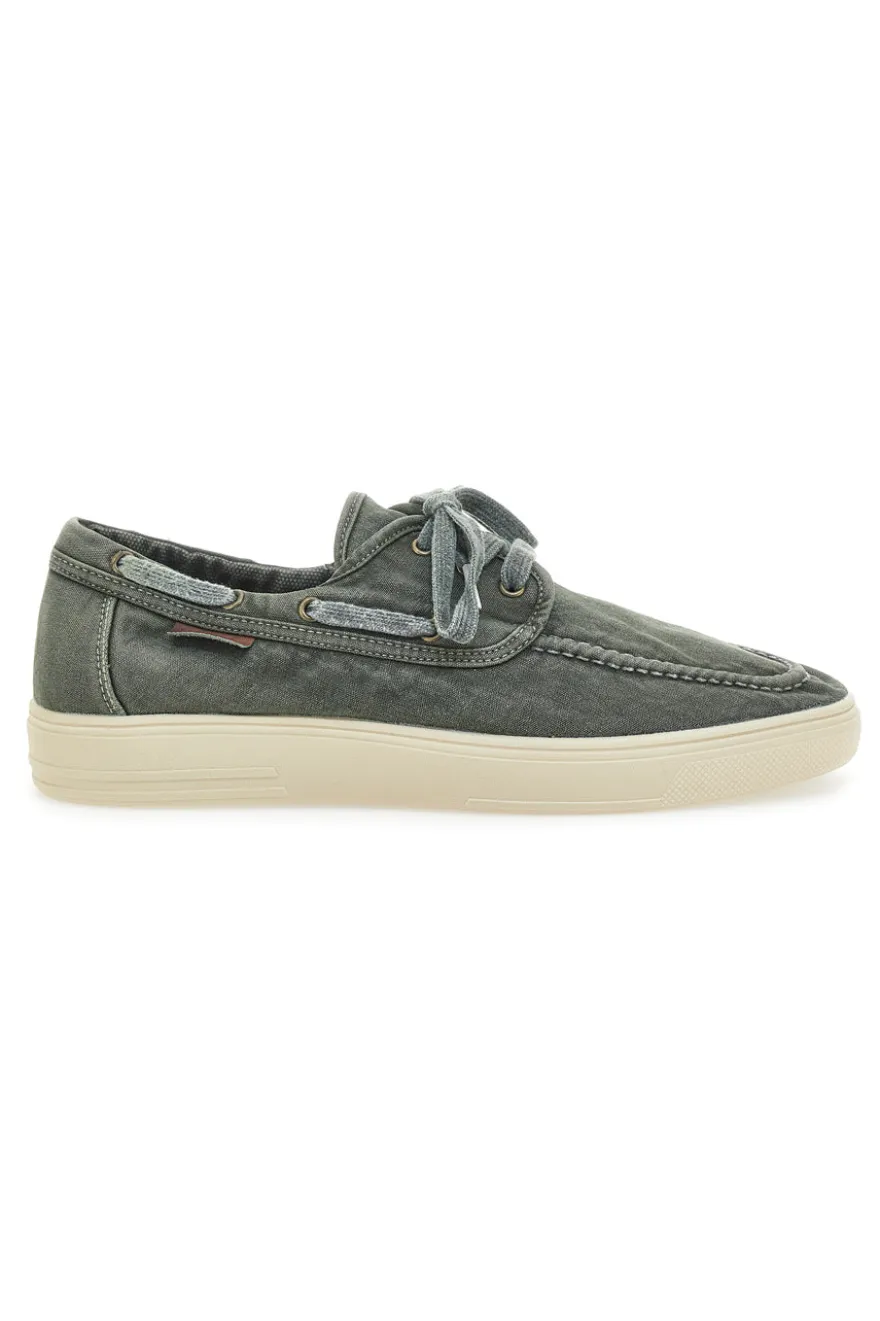 Scarpe Stringate Verdi con Tomaia in Tela WRANGLER 20251033