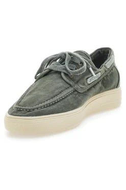 Scarpe Stringate Verdi con Tomaia in Tela WRANGLER 20251033