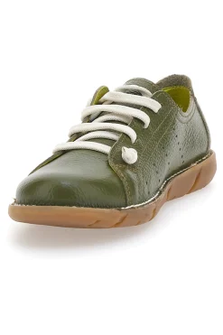 Scarpe Stringate Verdi In Vera Pelle Pittarello Tierra 30234
