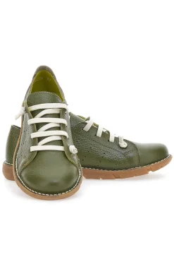 Scarpe Stringate Verdi In Vera Pelle Pittarello Tierra 30234