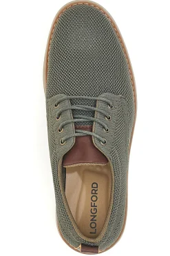 Scarpe stringate verdi Longford 6Y99891