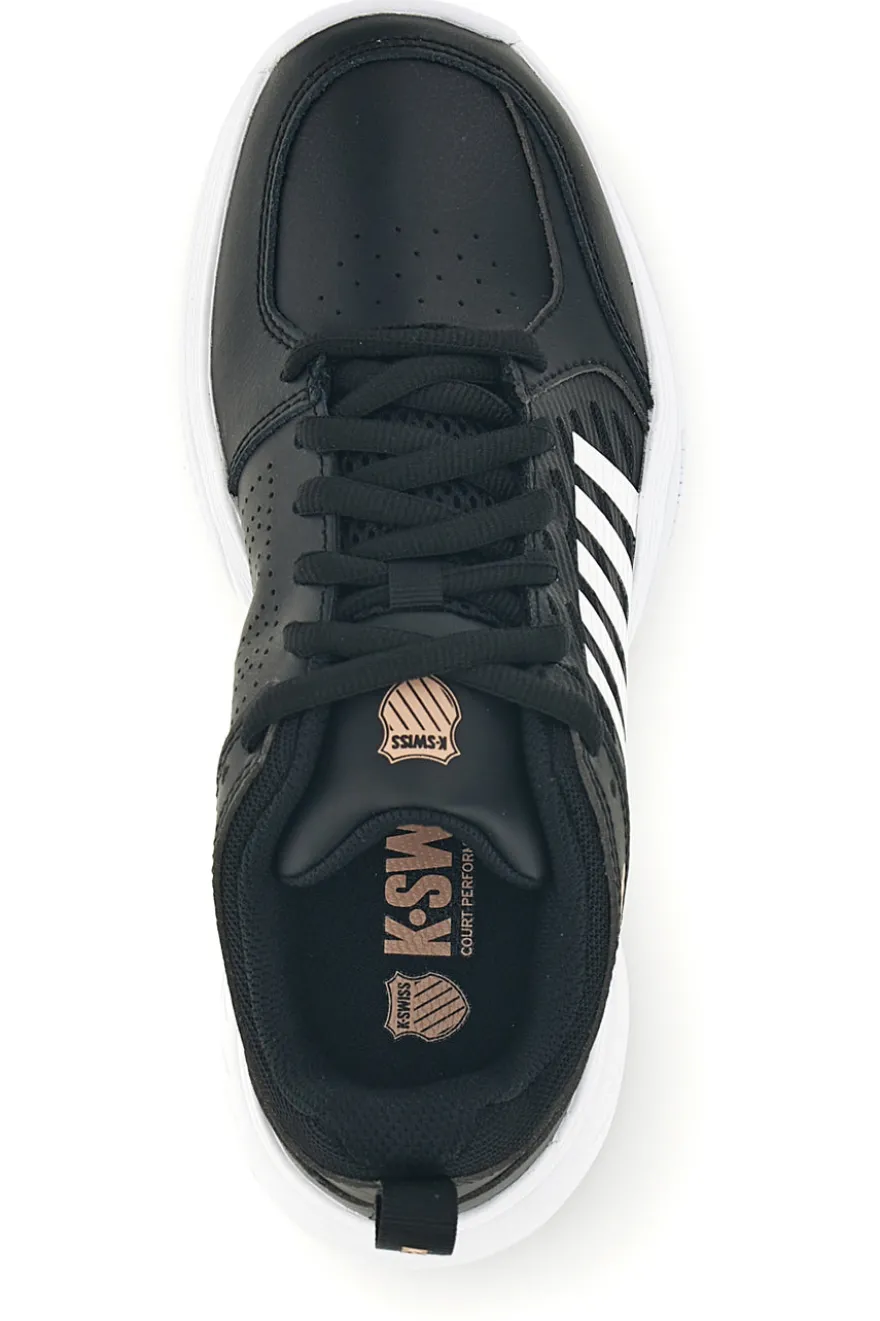 Scarpe tennis nere mesh traspirante suola clay K-swiss Court Express 2 Clay