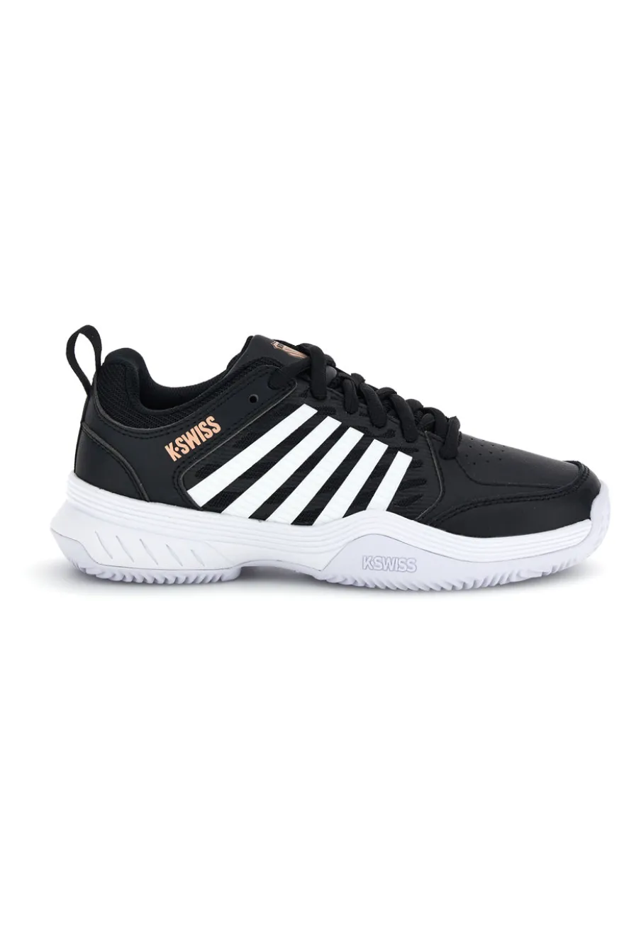 Scarpe tennis nere mesh traspirante suola clay K-swiss Court Express 2 Clay