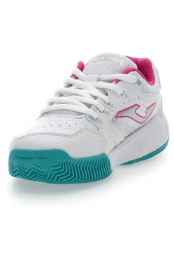 Scarpe tennis padel bianche con dettagli rosa Joma Master 1000 JR 2532