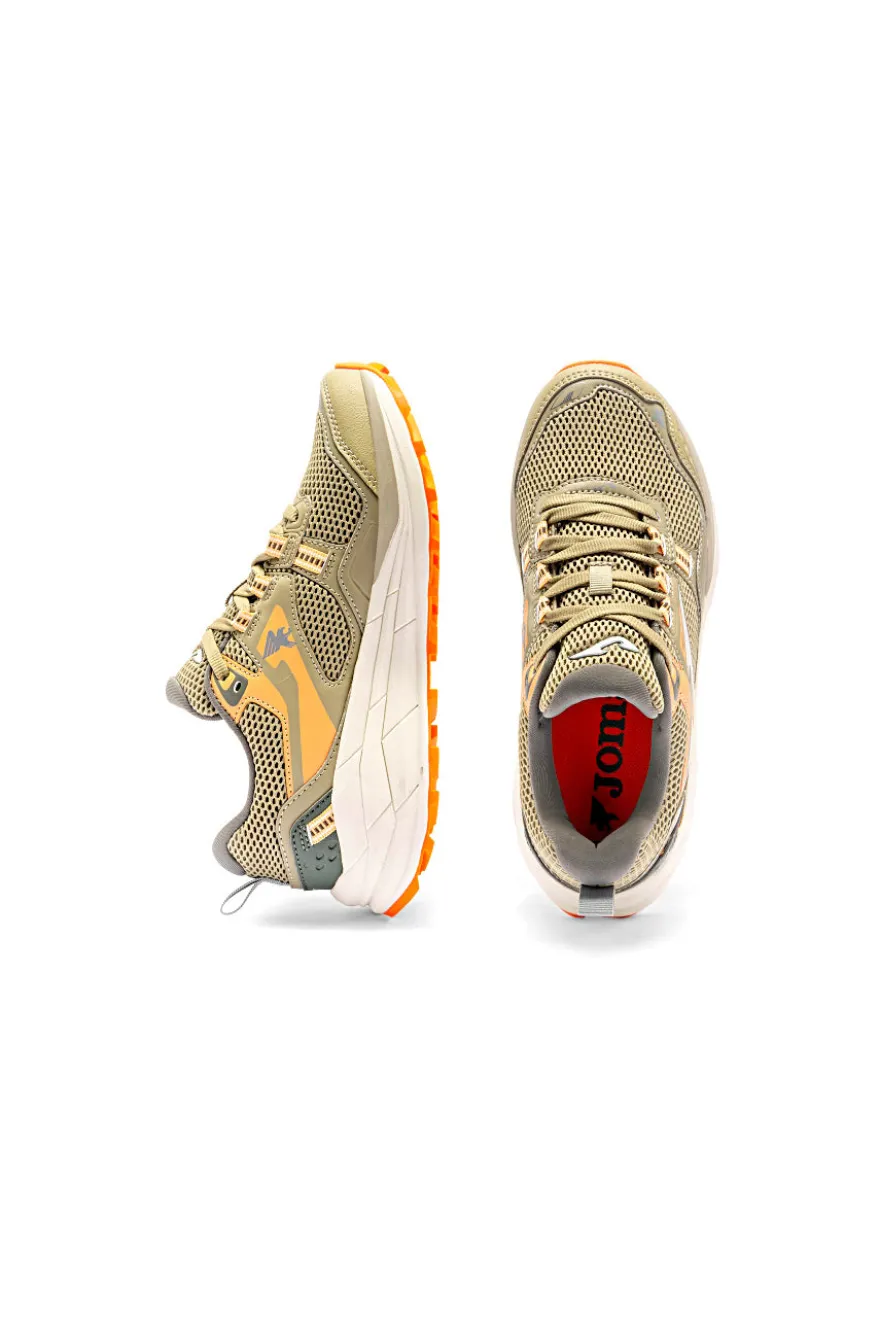 Scarpe trail beige con dettagli arancioni Joma TKSHLS2612