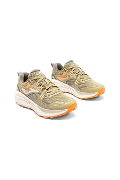 Scarpe trail beige con dettagli arancioni Joma TKSHLS2612