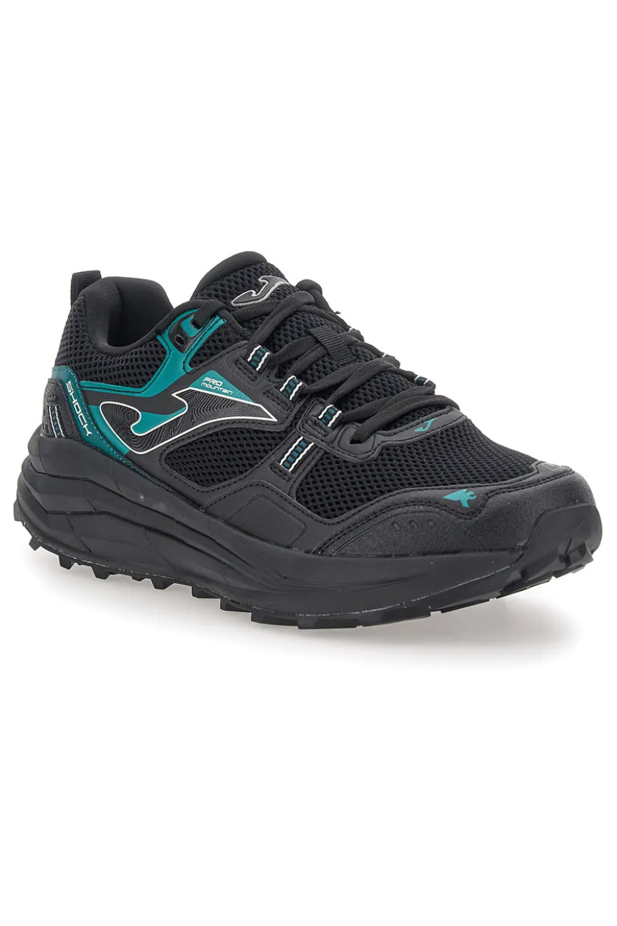 Scarpe trail da uomo nere e turchesi con suola tassellata Joma TKSHOS2691