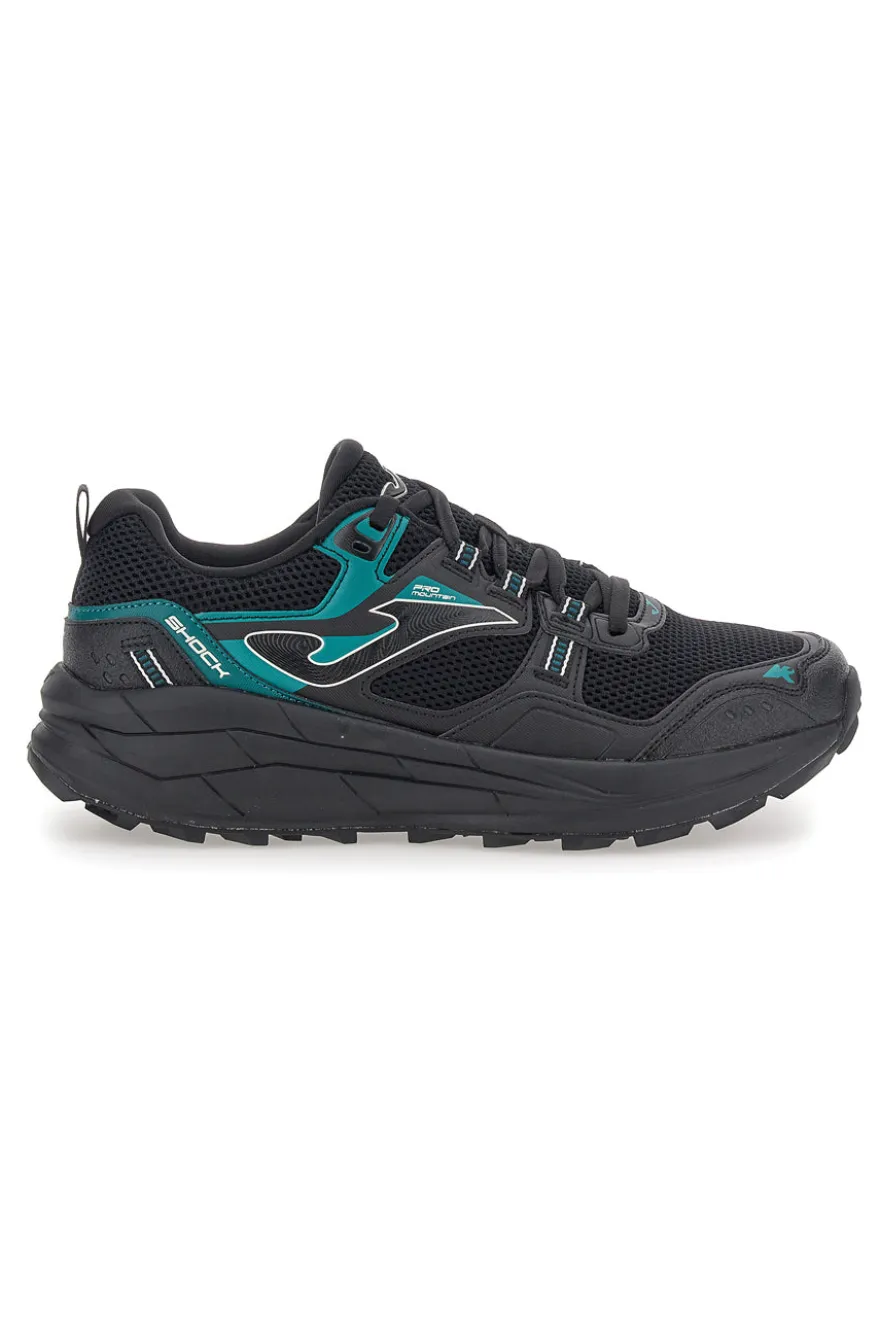 Scarpe trail da uomo nere e turchesi con suola tassellata Joma TKSHOS2691