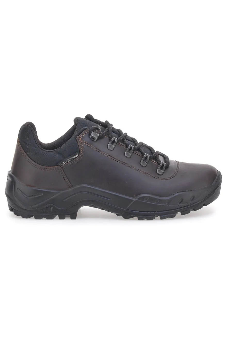 Scarpe trekking basse Marroni impermeabili con suola dentellata Altemberg 368613