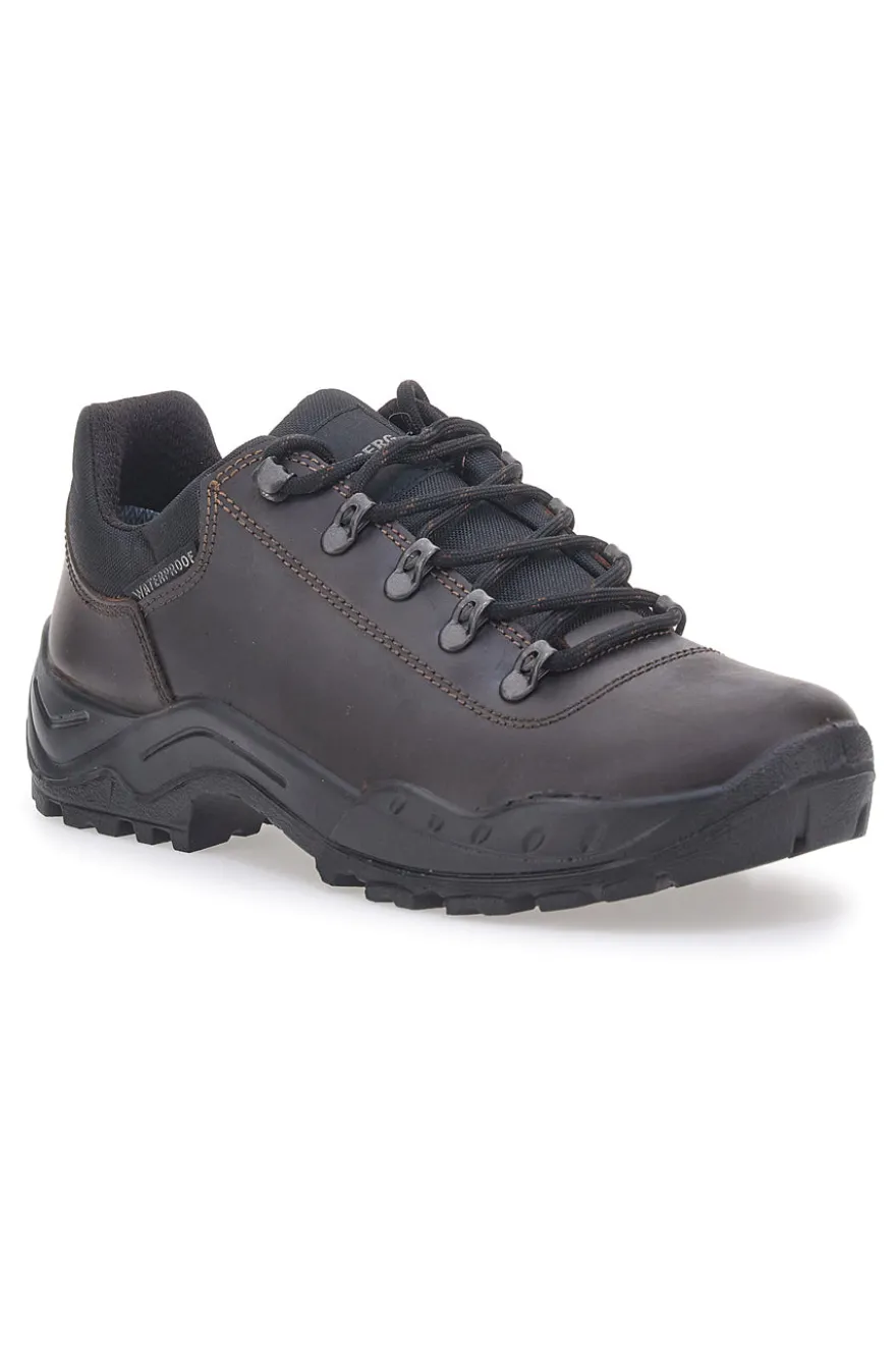 Scarpe trekking basse Marroni impermeabili con suola dentellata Altemberg 368613