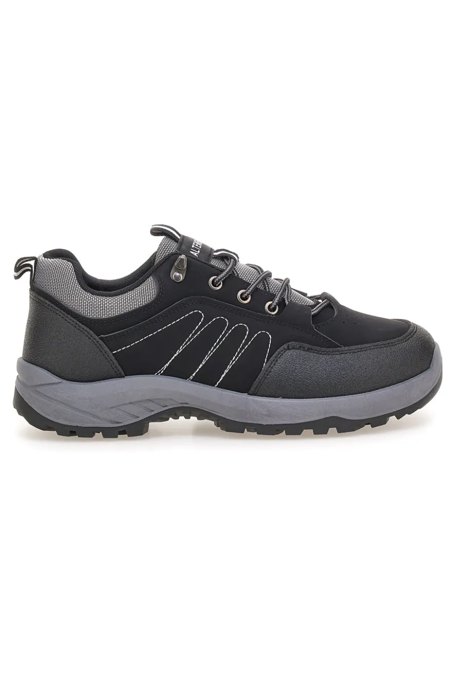 Scarpe trekking nere con suola carrarmato Altemberg GB2047