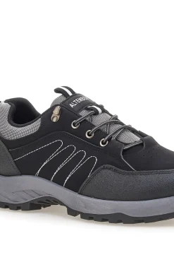 Scarpe trekking nere con suola carrarmato Altemberg GB2047
