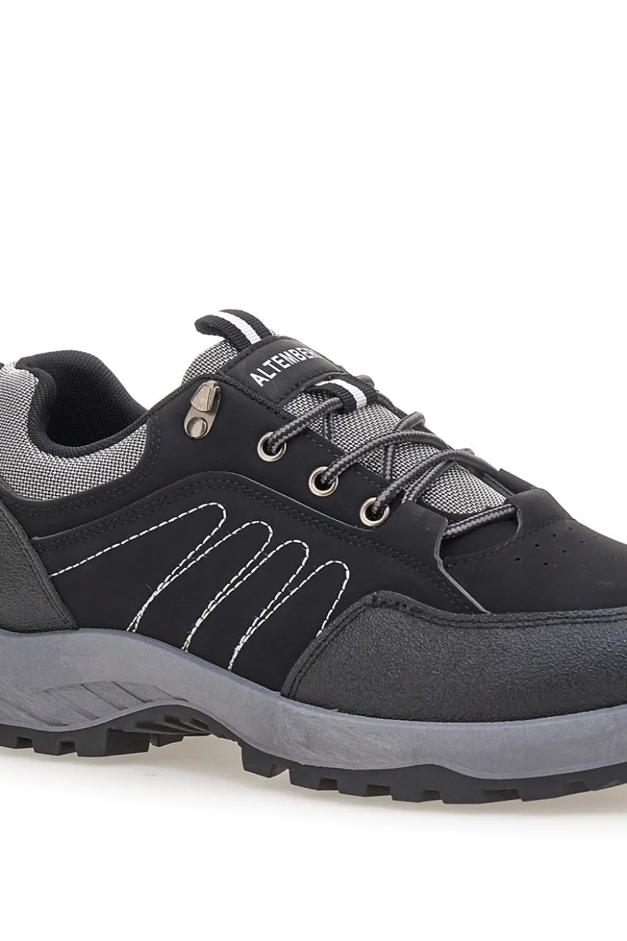 Scarpe trekking nere con suola carrarmato Altemberg GB2047