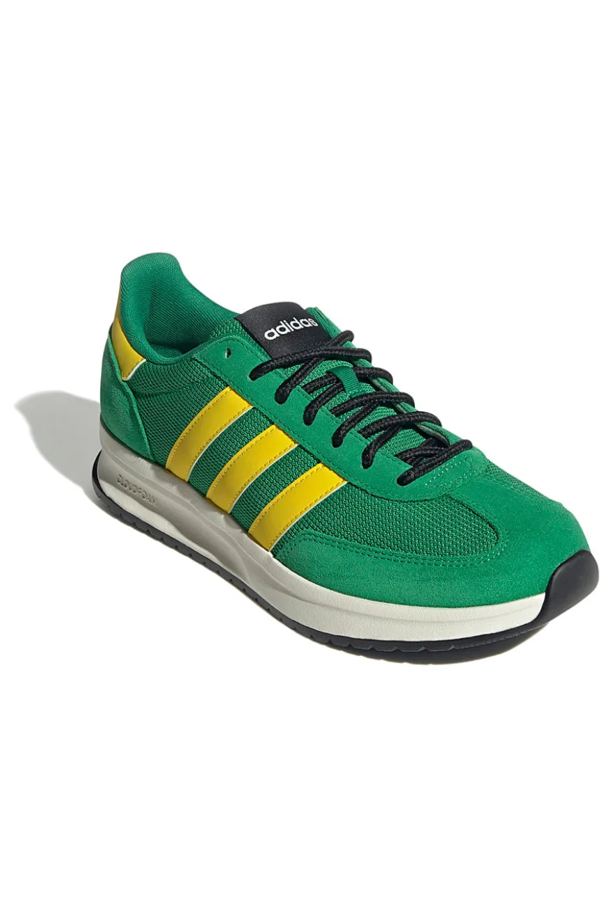 Scarpe verdi con dettagli gialli in mesh Adidas Run 70s 2.0