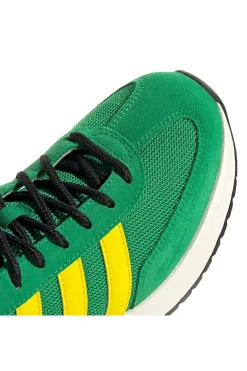 Scarpe verdi con dettagli gialli in mesh Adidas Run 70s 2.0