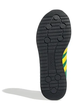 Scarpe verdi con dettagli gialli in mesh Adidas Run 70s 2.0