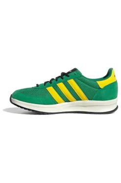 Scarpe verdi con dettagli gialli in mesh Adidas Run 70s 2.0