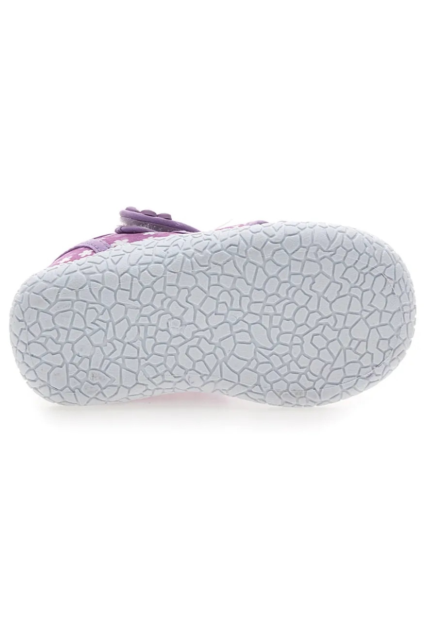 Scarpe viola con doppio strappo Pitt kids PK2876B