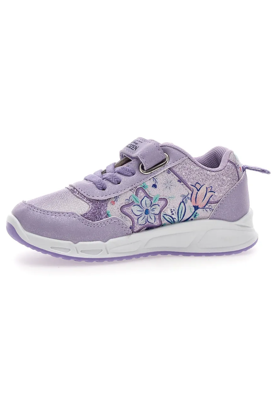 Scarpe viola con luci e strappo Frozen D4310723T10
