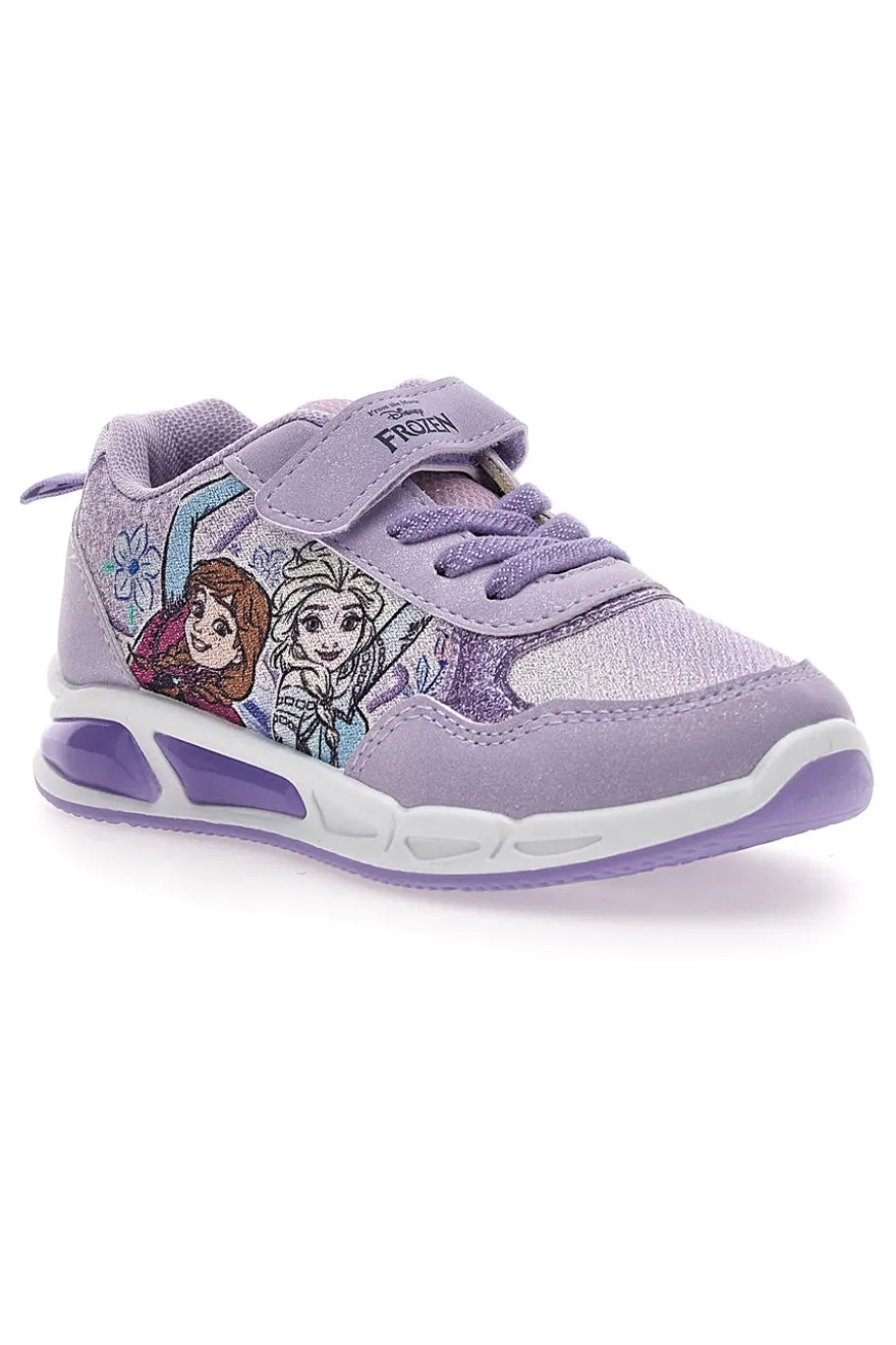 Scarpe viola con luci e strappo Frozen D4310723T10