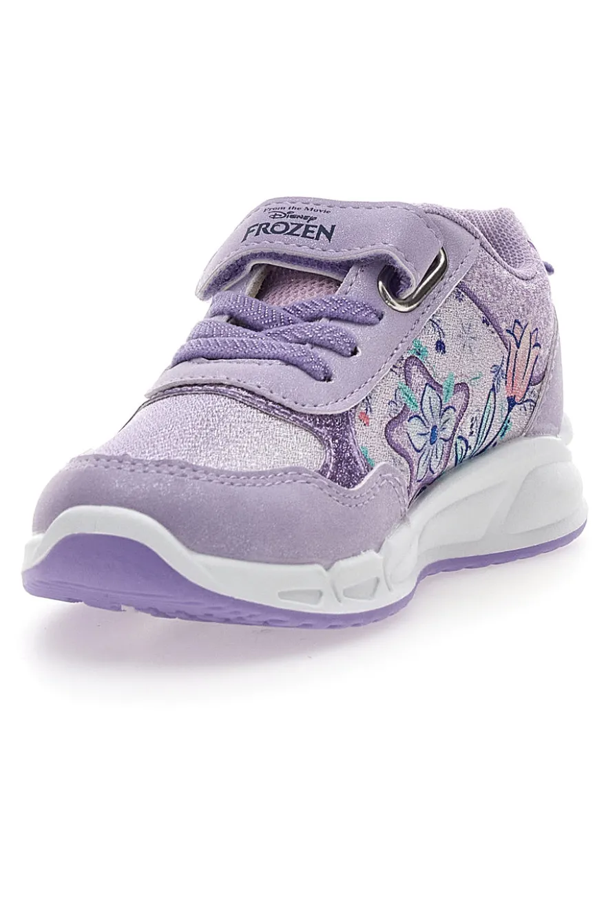 Scarpe viola con luci e strappo Frozen D4310723T10