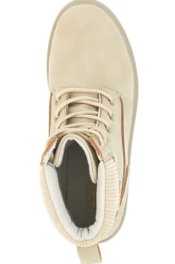 Scarponcini beige con lacci COTTON BELT CBW426A00