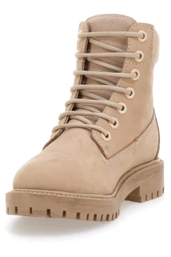 Scarponcini beige con suola carrarmato Altemberg 9065