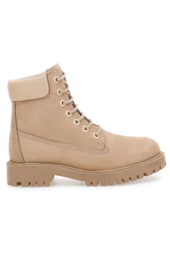 Scarponcini beige con suola carrarmato Altemberg 9065