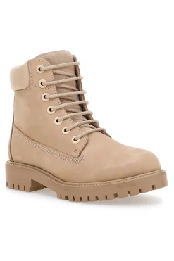 Scarponcini beige con suola carrarmato Altemberg 9065