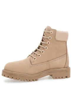 Scarponcini beige con suola carrarmato Altemberg 9065