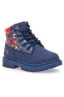 Scarponcini blu con stampa Spiderman e zip laterale Spiderman R1310564S10