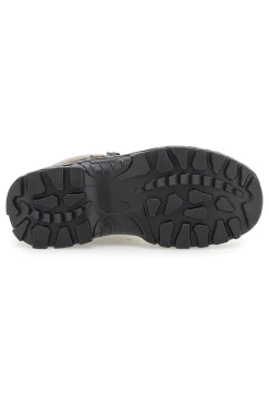 Scarponcini da trekking beige e grigi con suola carrarmato Track down 13342S42