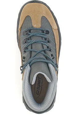 Scarponcini da trekking beige e grigi con suola carrarmato Track down 13342S42
