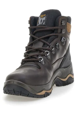 Scarponcini da trekking marroni con suola Vibram Track down 11205P150G