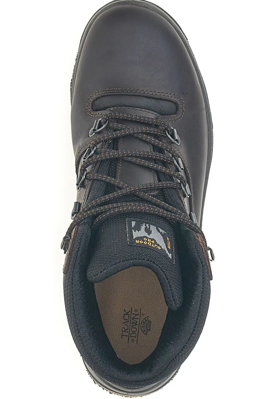 Scarponcini da trekking marroni con suola Vibram Track down 11205P150G