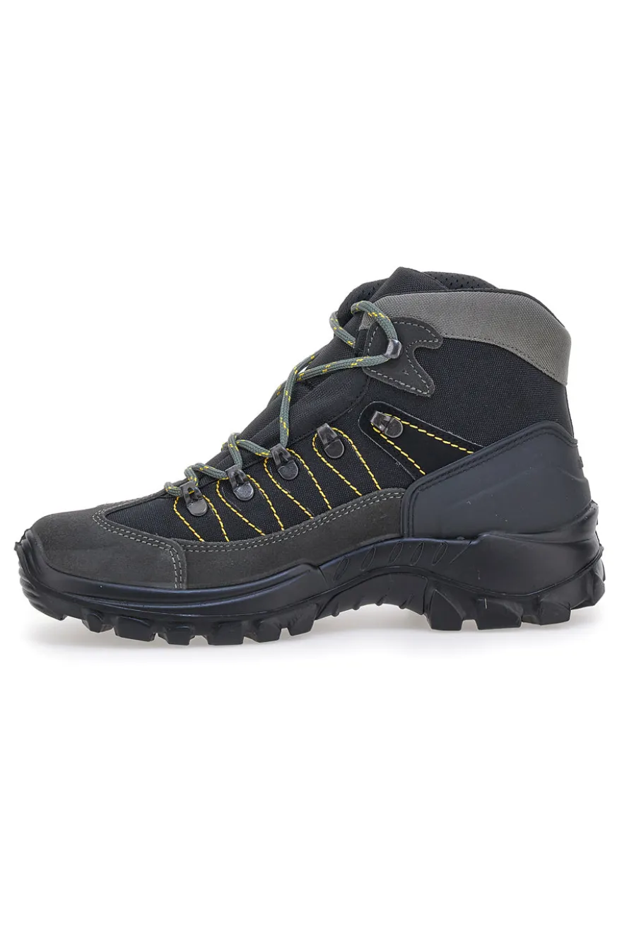 Scarponcini da trekking neri con suola carrarmato Track down 13342S40