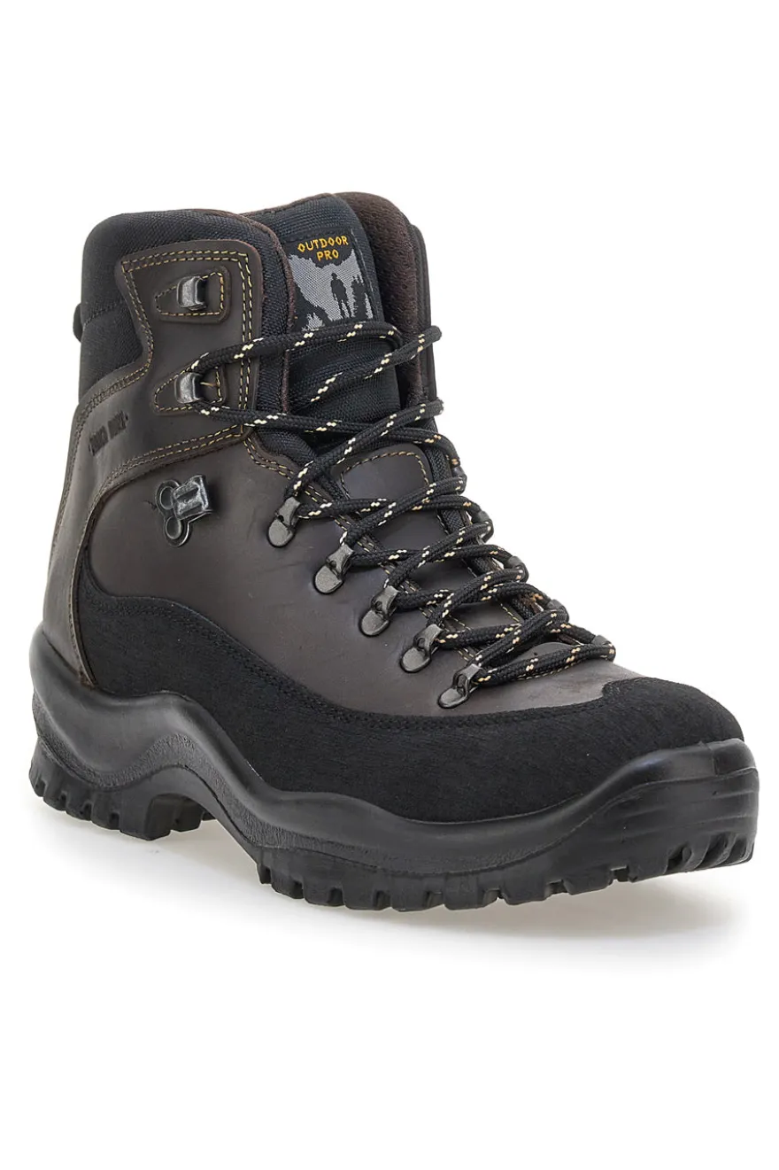 Scarponcini da trekking neri e marroni waterproof Track down 10674D181