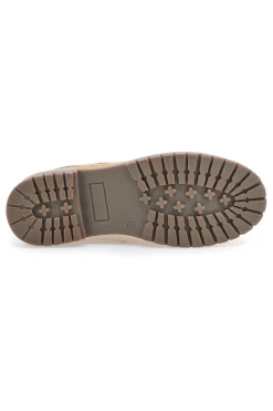 Scarponcini da uomo ocra con collarino imbottito Canguro CA825