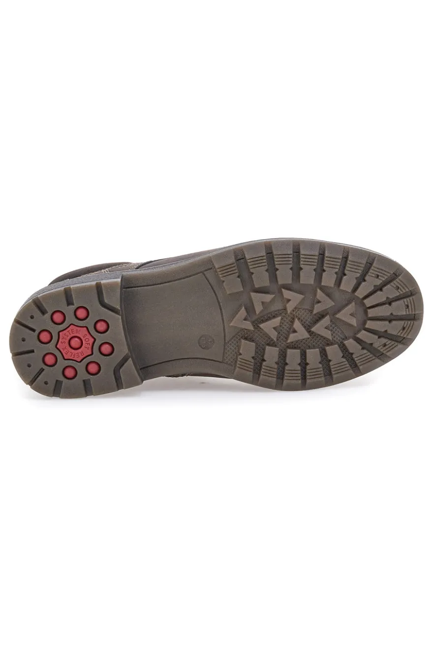 Scarponcini marroni water repellent con interno caldo Relife 20821B21R