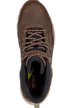 Scarponcini marroni waterproof con inserti in mesh Skechers Slade Ultra Turner