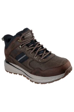 Scarponcini marroni waterproof con inserti in mesh Skechers Slade Ultra Turner