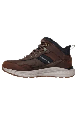 Scarponcini marroni waterproof con inserti in mesh Skechers Slade Ultra Turner