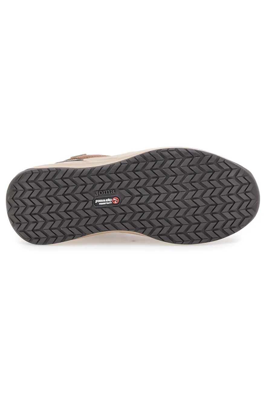 Scarponcini marroni water repellent con dettagli trekking Joma TER MEN 2526