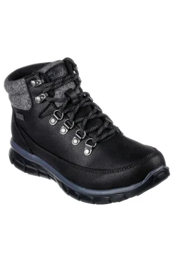 Scarponcini neri imbottiti idrorepellenti Skechers Synergy Cool Seeker