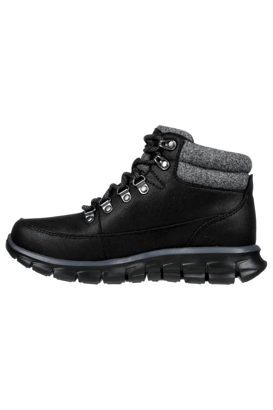 Scarponcini neri imbottiti idrorepellenti Skechers Synergy Cool Seeker