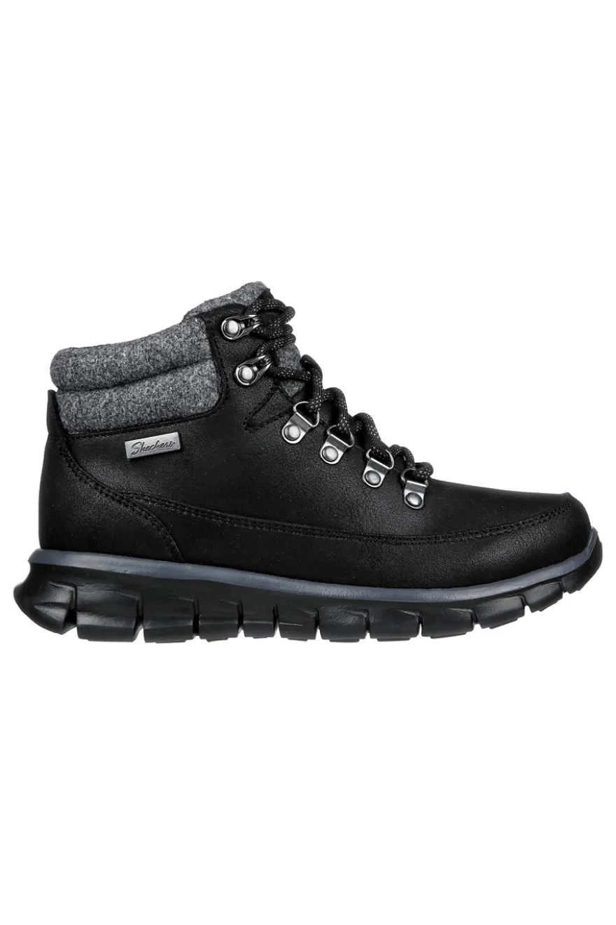 Scarponcini neri imbottiti idrorepellenti Skechers Synergy Cool Seeker
