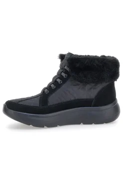 Scarponcini neri slip-ins in pelle SKECHERS ON-THE-GO ENCORE ELISA