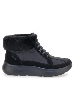 Scarponcini neri slip-ins in pelle SKECHERS ON-THE-GO ENCORE ELISA