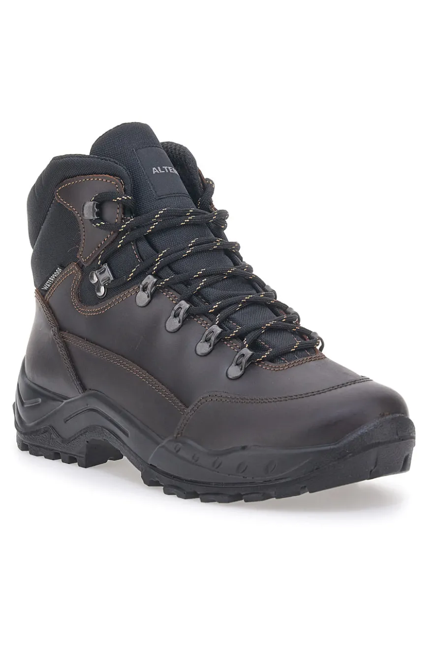 Scarponcini trekking marroni impermeabili con suola antiscivolo Altemberg 135028